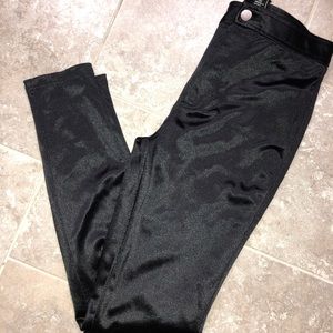 Forever 21 Satin "Leather" pants